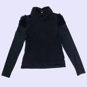 Mirror Fun Black Blouse